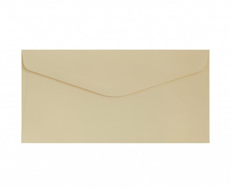Galeria Papieru, koperta DL, kremowa satynowa, 10 szt.