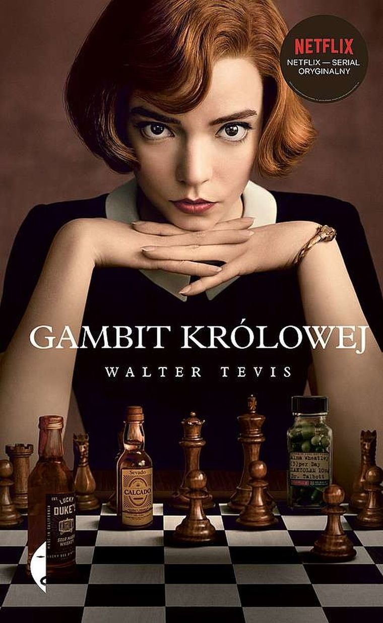 Gambit królowej. Okładka filmowa