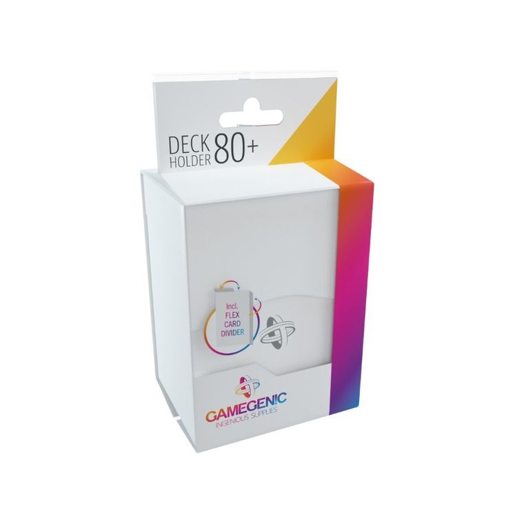 Gamegenic, Deck Holder 80+, pudełko na karty, białe