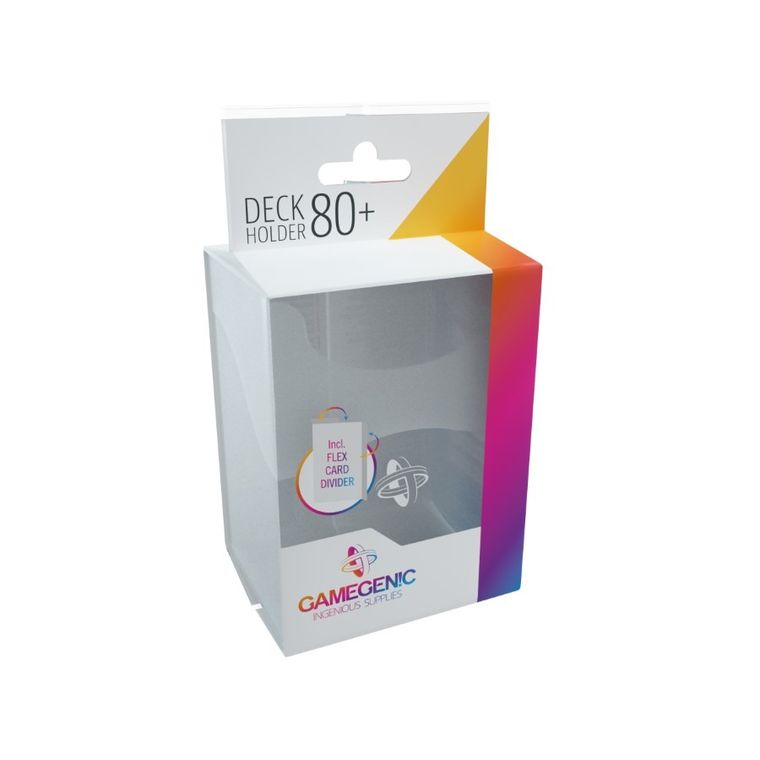 Gamegenic, Deck Holder 80+, pudełko na karty, przezroczyste