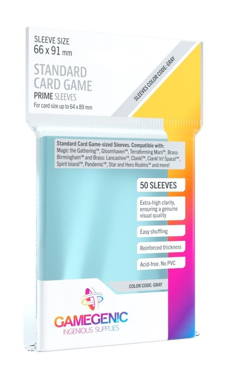 Gamegenic, Prime Standard Card Game Sleeves, 66-91 mm, koszulki na karty, 50 szt.