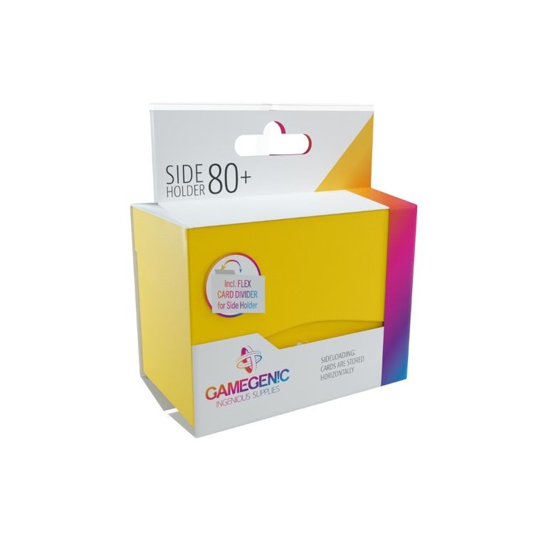 Gamegenic, Side Holder 80+, pudełko na karty, żółte