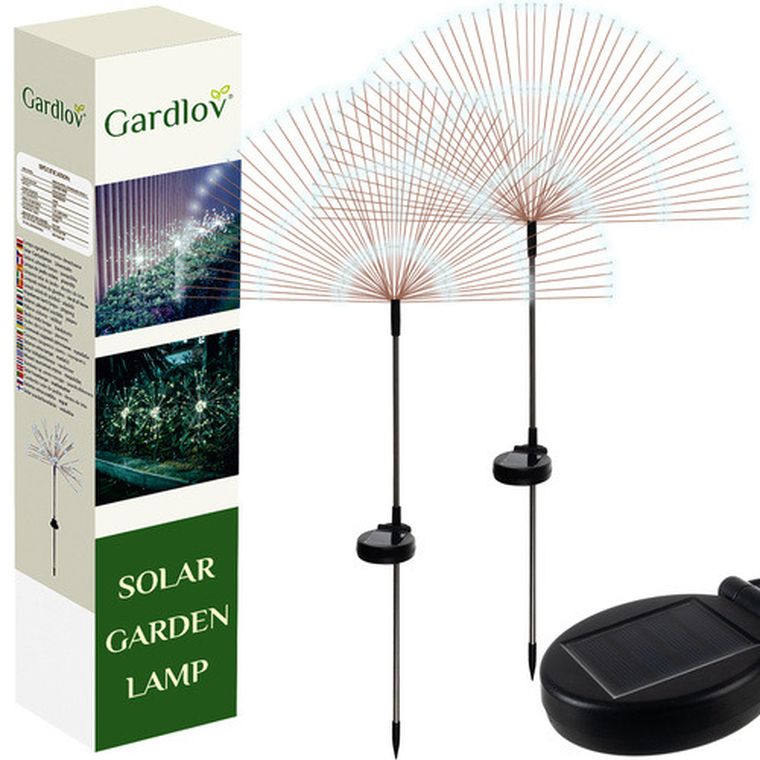 Gardlov, lampa ogrodowa solarna, dmuchawce