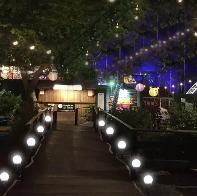 Gardlov, lampa ogrodowa solarna, kula, 6 szt.