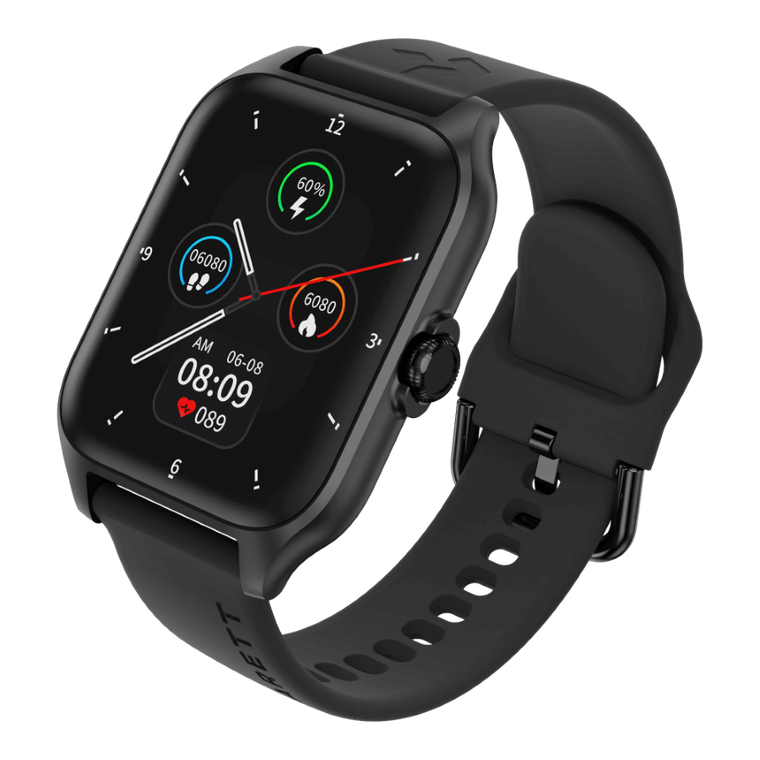 Garett, GRC, Activity 2, smartwatch, czarny matowy