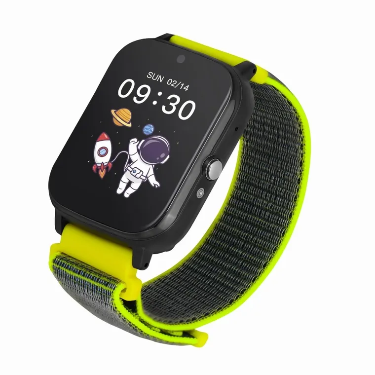 Garett Kids, Tech, smartwatch, 4G, zielony velcro