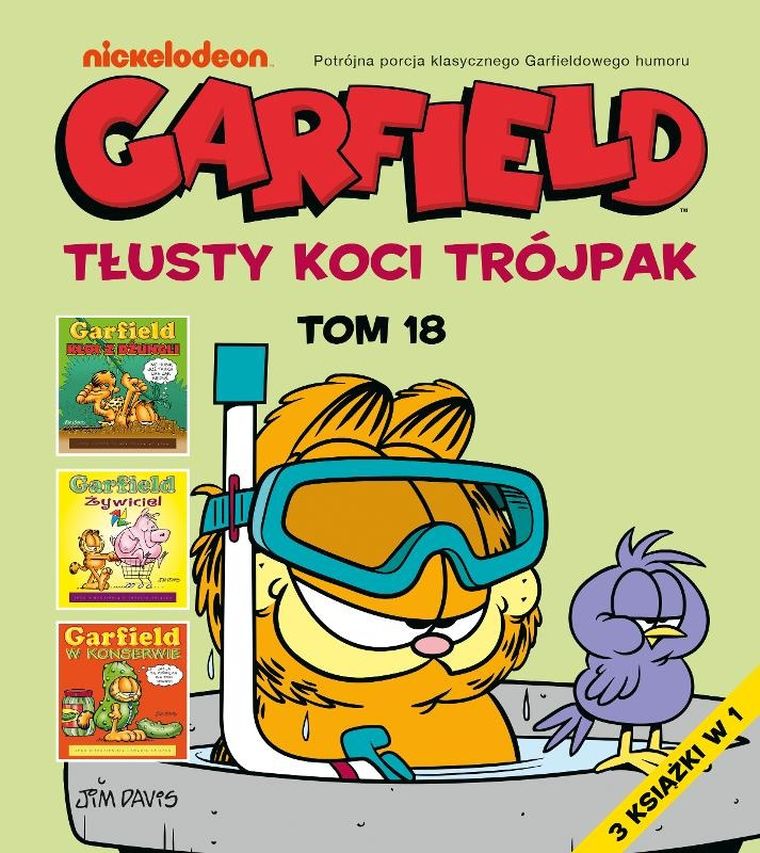Garfield. Tłusty koci trójpak. Tom 18