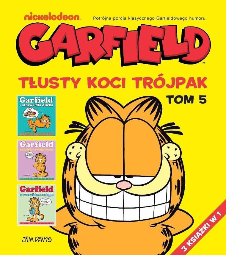 Garfield.. Tłusty koci trójpak. Tom 5
