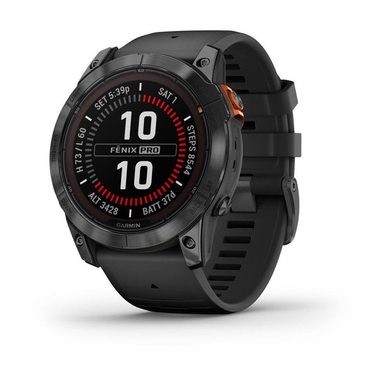 Garmin, Fenix 7X Pro Solar, zegarek, 51 mm, czarny