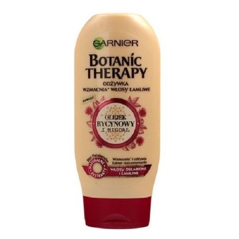 Garnier, Botanic Therapy, szampon wzmacnia włosy łamliwe, olejek rycynowy i migdał, 200 ml
