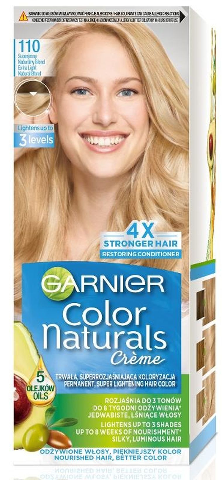Garnier, Color Naturals, farba do włosów, nr 110 naturalny blond