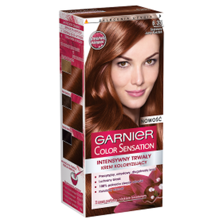 Garnier, Color Sensation, farba do włosów, 6.35 szykowny jasny kasztan
