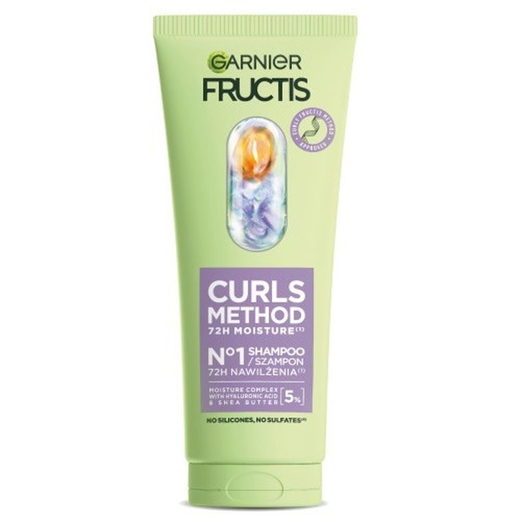 Garnier, Fructis Curls Method, szampon do włosów kręconych, 200 ml