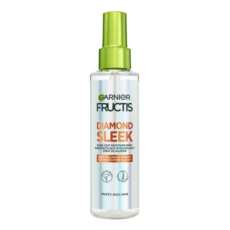Garnier, Fructis Diamond Sleek, nabłyszczająco-wygładzający spray do włosów, 150 ml