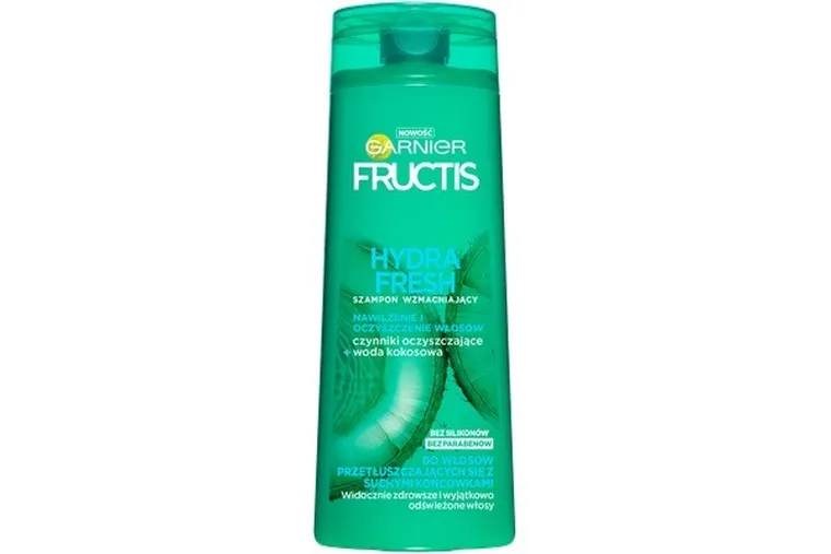 Garnier Fructis, Hydra Fresh, szampon do włosów normalnych, szybko przetłuszczających się, 400 ml