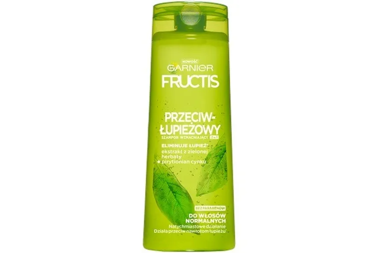 Garnier Fructis, przeciwłupieżowy szampon do włosów normalnych, 400 ml