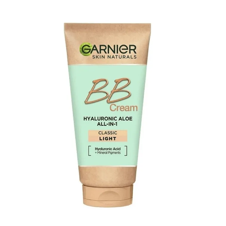 Garnier, Hyaluronic Aloe All-In-1 BB Cream, nawilżający krem BB dla każdego typu skóry, Jasny, 50 ml