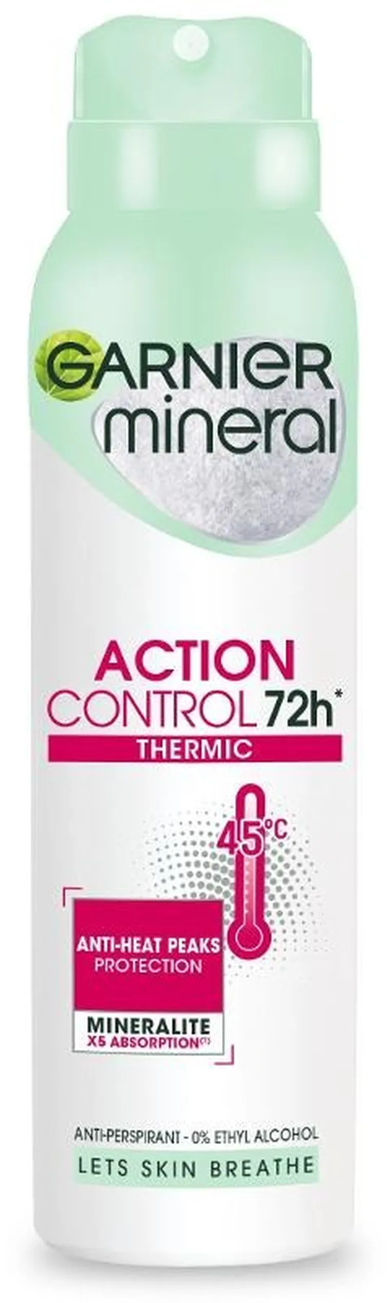 Garnier, Mineral, dezodorant, spray, Action Control, 72h, thermic, 150 ml