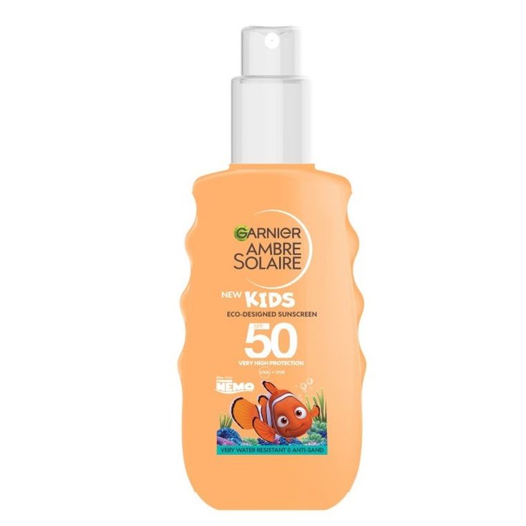 Garnier, Nemo, Ambre Solaire Kids, spray ochronny dla dzieci przeciwsłoneczny, SPF50+, 150 ml