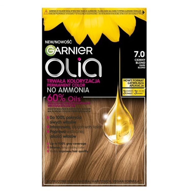 Garnier, Olia, farba do włosów nr 70 ciemny blond