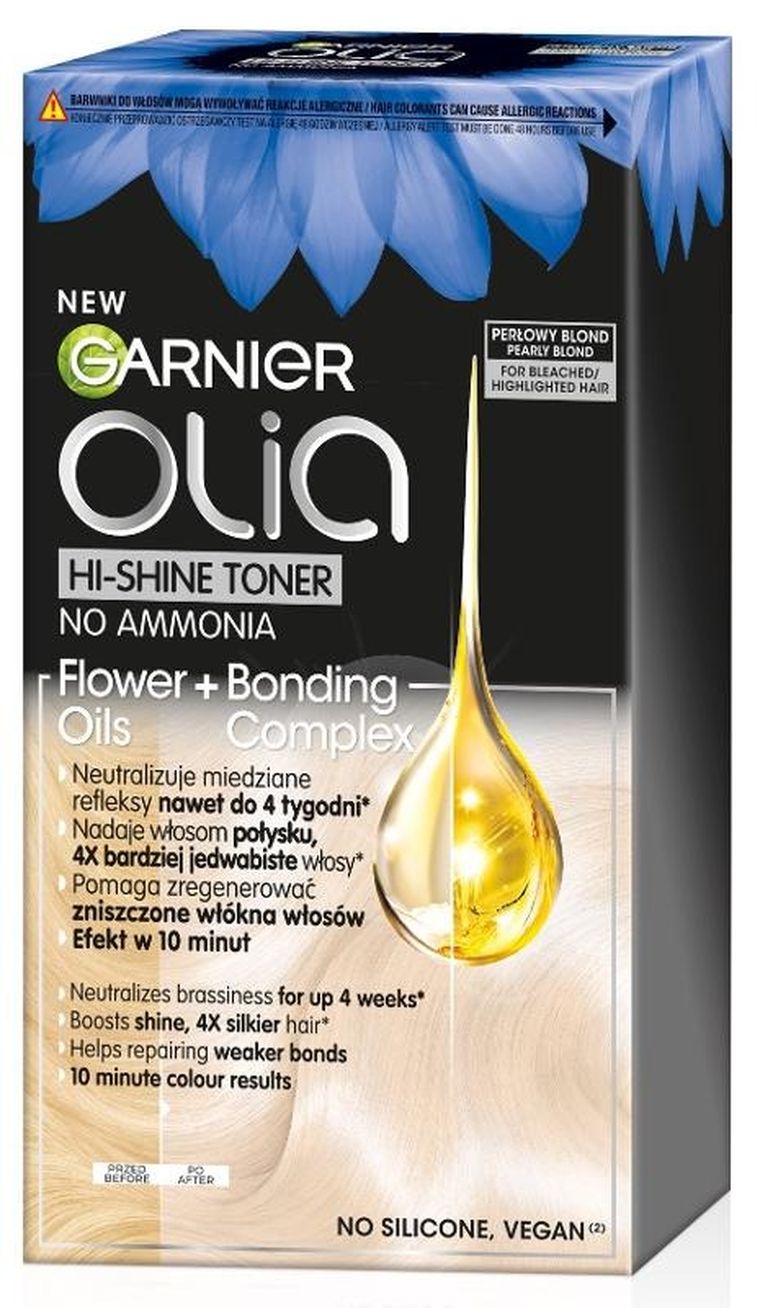 Garnier, Olia Hi-Shine,toner do włosów blond, perłowy blond