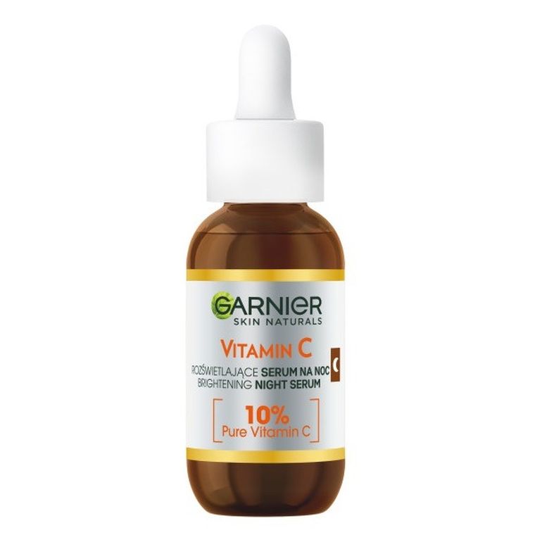Garnier, Skin Naturals Vitamin C, rozświetlające serum na noc, 30 ml