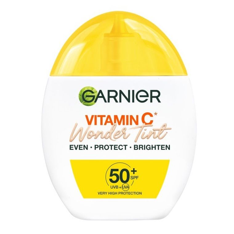 Garnier, Vitamin C Wonder Tint, lekki barwiący fluid do twarzy SPF50+, jasny, 40 ml