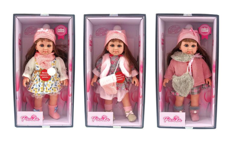 Gazelo, lalka Paula, z dźwiękiem, mówi i śpiewa po polsku