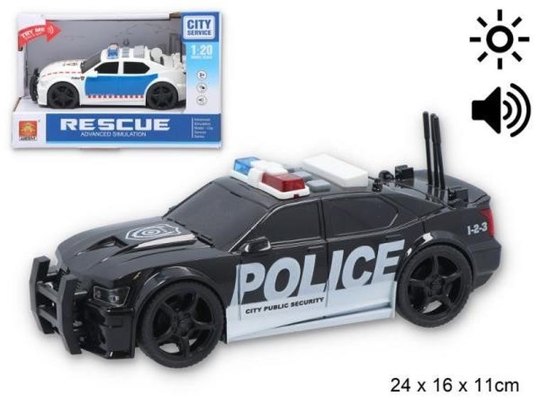 Gazelo, Policja, pojazd, światło i dźwięk