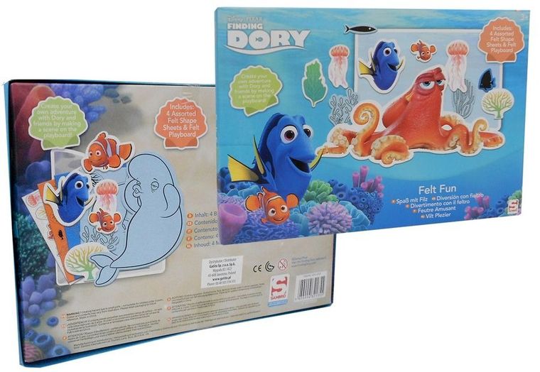 Gdzie jest Dory? wycinanki z filcu, zestaw kreatywny