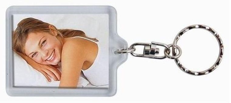 Gedeon, ramka breloczek do kluczy, przeźroczysta