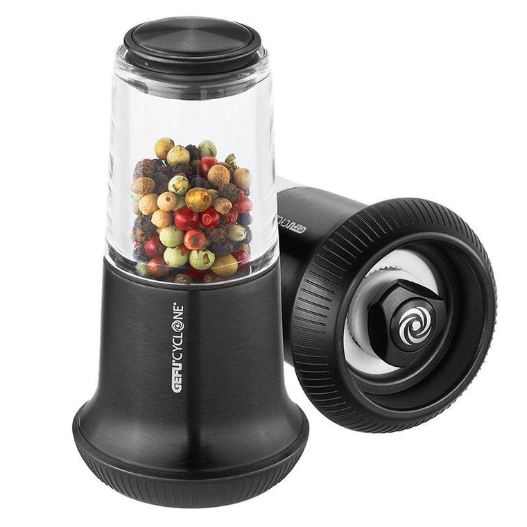 Gefu, młynek do soli i pieprzu, X-Plosion®, rozmiar S, czarny