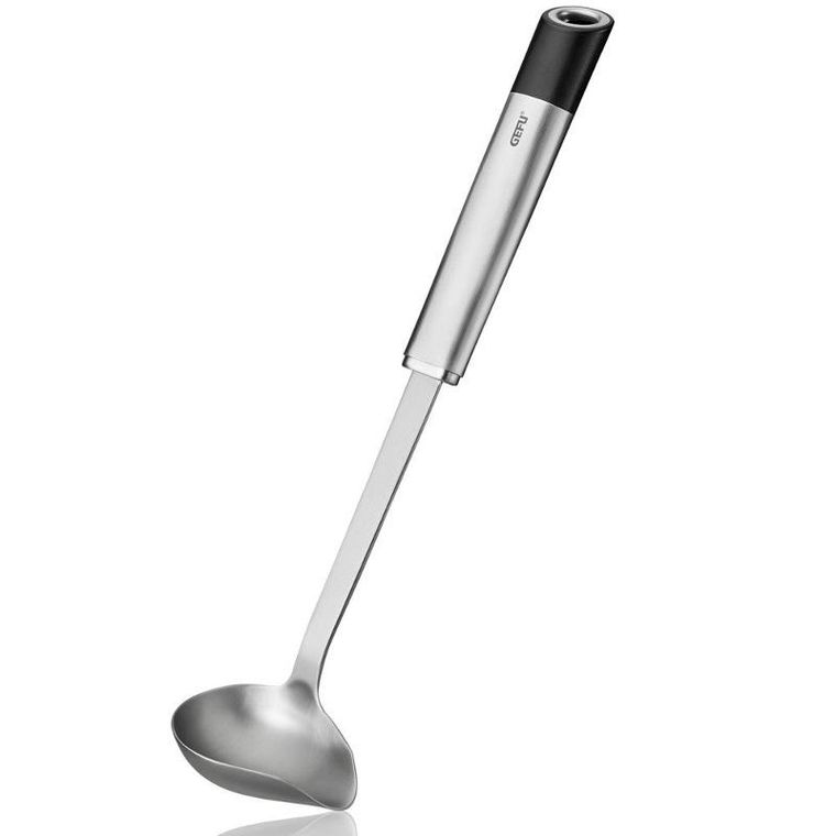 Gefu, stalowa chochelka z wyprofilowanym dzióbkiem