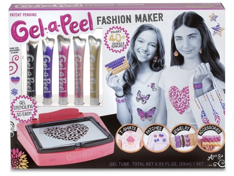 Gel-A-Peel, zestaw kreatywny do aplikacji na tkaninach