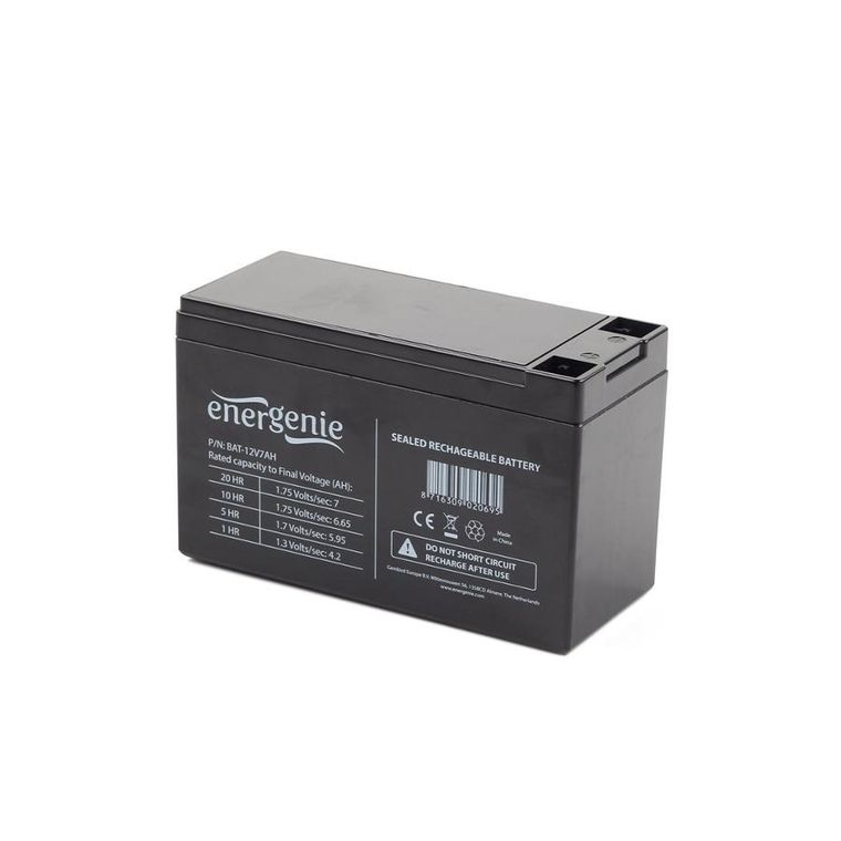 Gembird, akumulator uniwersalny, BAT-12V7AH