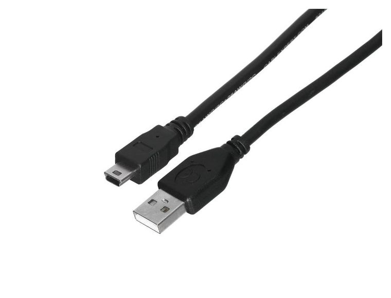 Gembird, CCP-USB2-AM5P-6, kabel, 1,8m, czarny