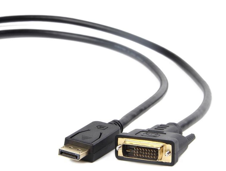 Gembird, kabel Displayport M - DVI/D M, 1,8m, czarny