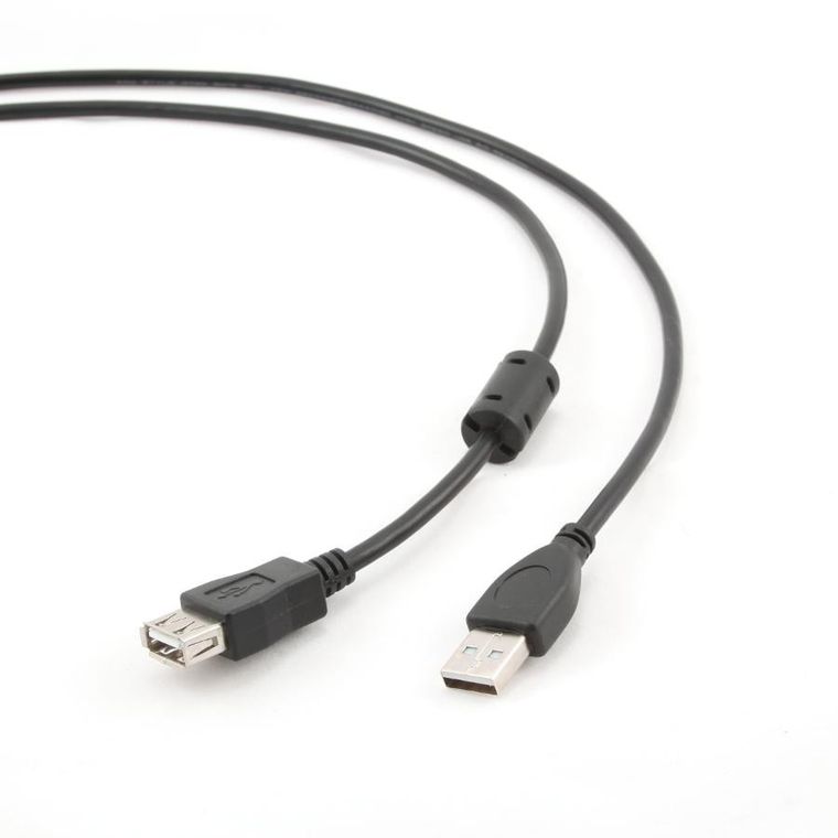 Gembird, kabel USB 2.0 Typu A F - USB 2.0 typu B M, 1,8m, czarny