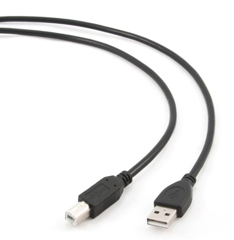 Gembird, kabel USB 2.0 Typu Am - USB 2.0 Typu Bm, 3m, czarny