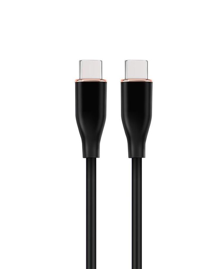 Gembird, kabel USB-C, PD 60W, czarny, 1,5m