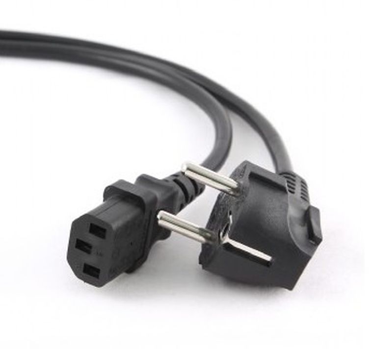 Gembird, kabel zasilający (koniczynka) z certyfikatem VDE, PC-186-ML12-3M, 10m, czarny