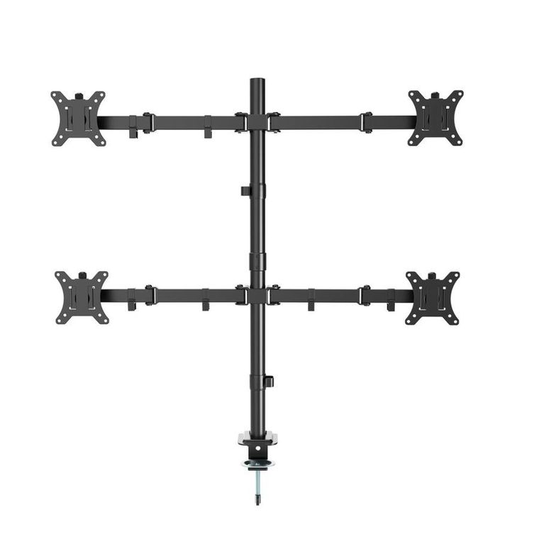 Gembird, regulowany uchwyt do 4 monitorów, 13”- 32”