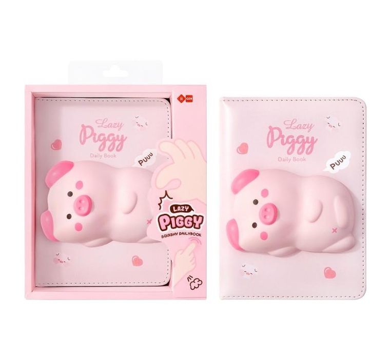 Gen Creative, notes mini, squishy, 96 kartek, Świnka, 1 szt.