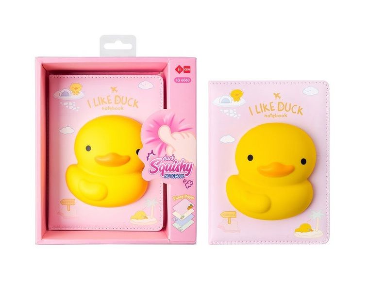 Gen Creative, notes, squishy, 128 kartek, Kaczuszka, 1 szt.