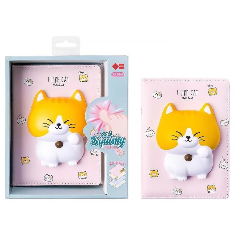 Gen Creative, notes, squishy, 128 kartek, Kotek, 1 szt.