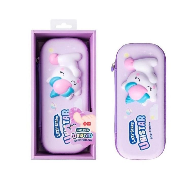 Gen Creative, piórnik owalny, squishy, jednorożec