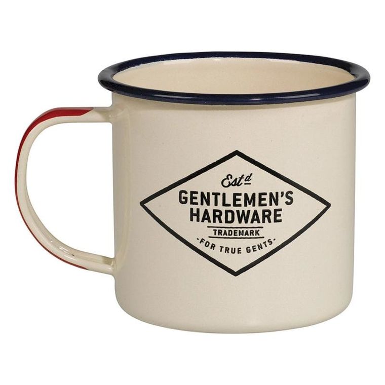 Gentlemens Hardware, kubek kempingowy, Adventure Begins, kremowy, 325 ml