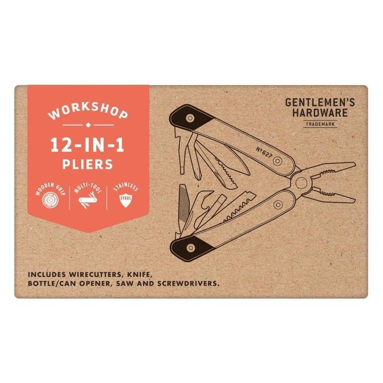 Gentlemen's Hardware, multitool z kombinerkami 12w1, Kraft
