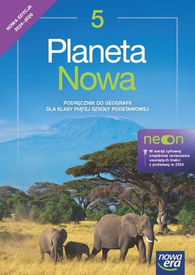 Geografia. Planeta nowa Neon. Podręcznik dla klasy 5 szkoły podstawowej. Edycja 2024-2026