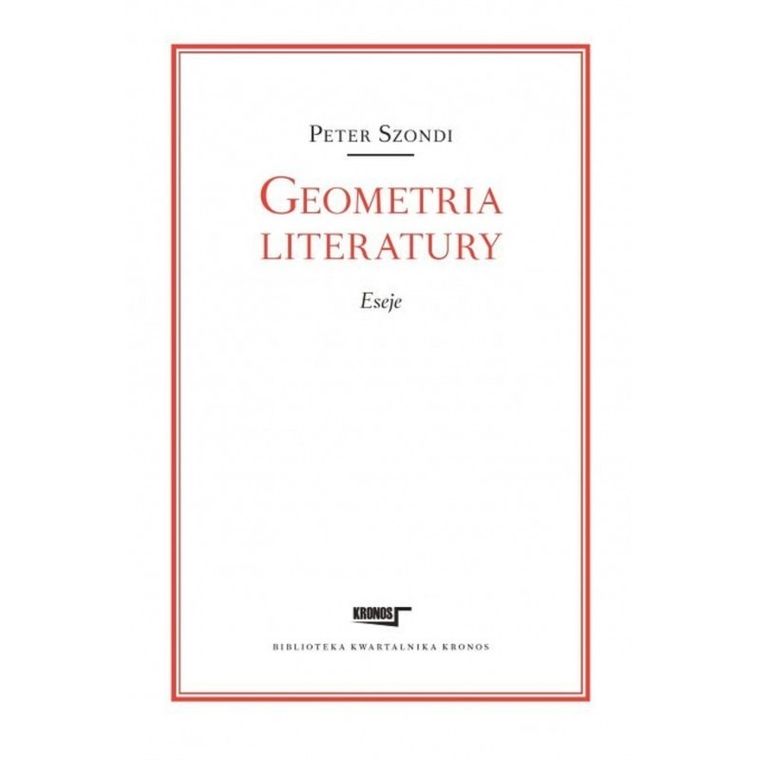 Geometria literatury. Esej